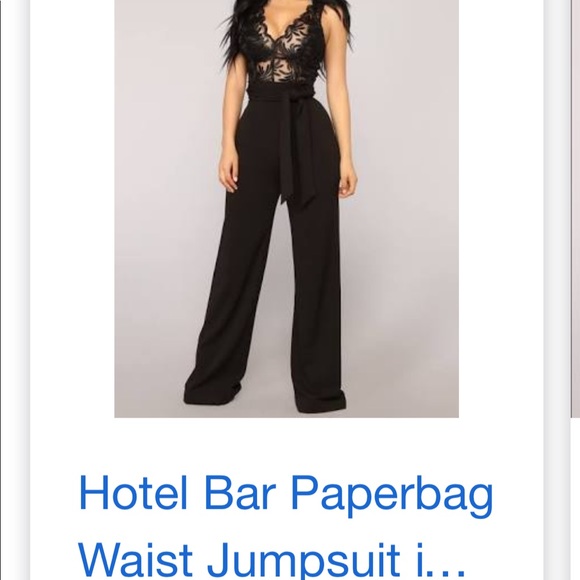 Black lace Jumpsuit - Picture 2 of 2